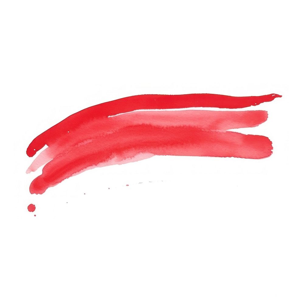 Crimson wave brush backgrounds paint white background. AI generated Image by rawpixel.