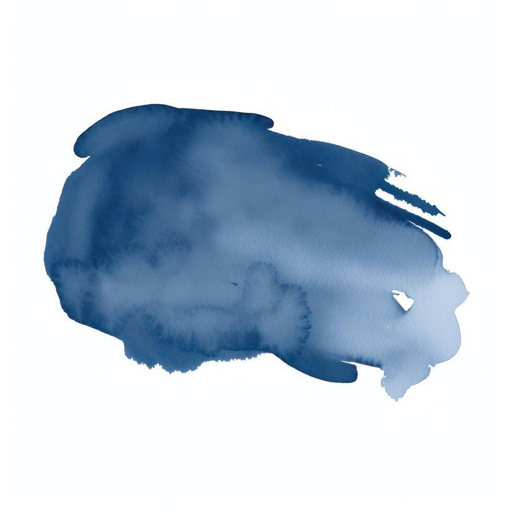 Dark blue paint white background abstract. AI generated Image by rawpixel.