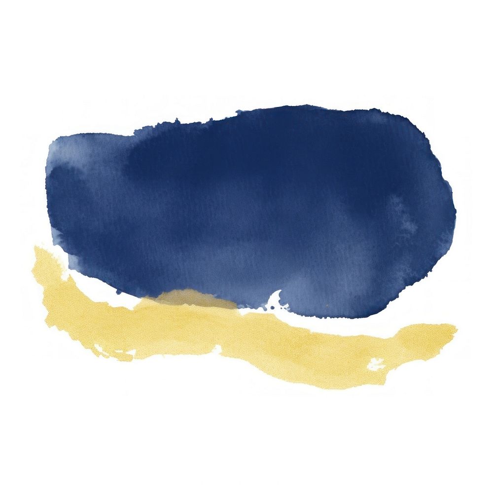 Dark blue painting water stain. AI generated Image by rawpixel.