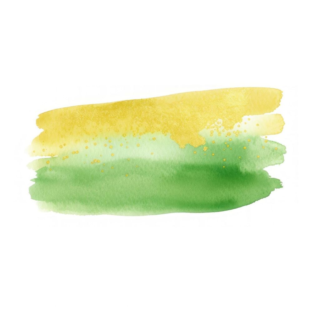 Green and gold glitter stains backgrounds paint white background. AI generated Image by rawpixel.