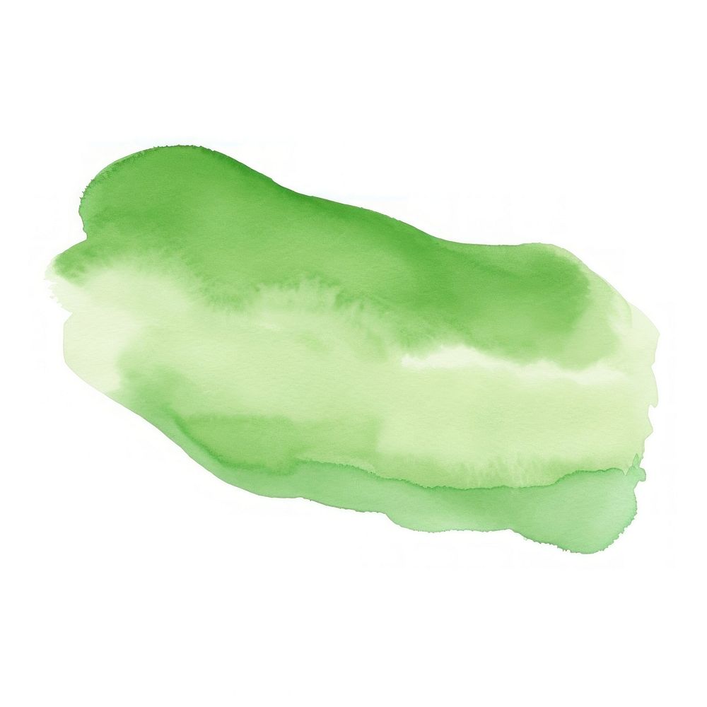Green wave brush paint white background accessories. AI generated Image by rawpixel.