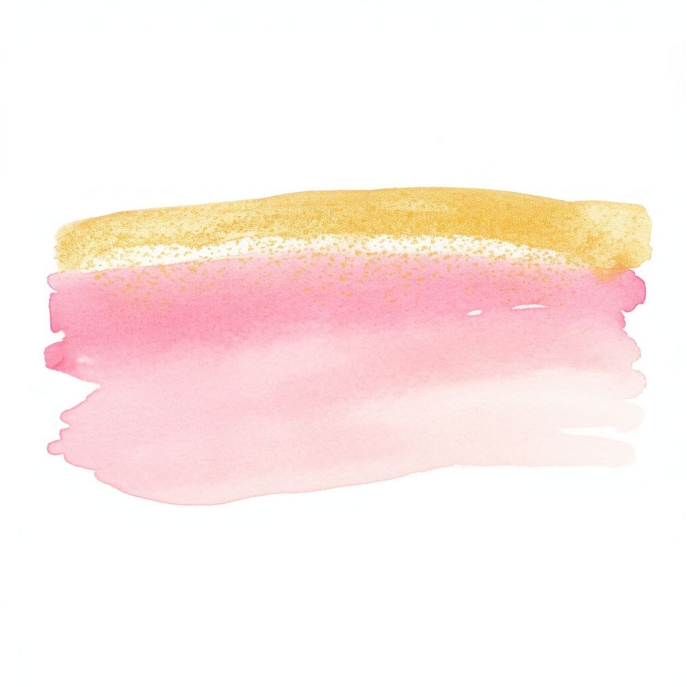 Pink and gold glitter painting white background creativity. AI generated Image by rawpixel.