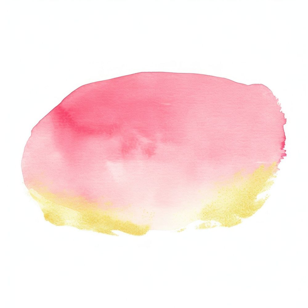 Pink and gold glitter stains painting petal white background. AI generated Image by rawpixel.