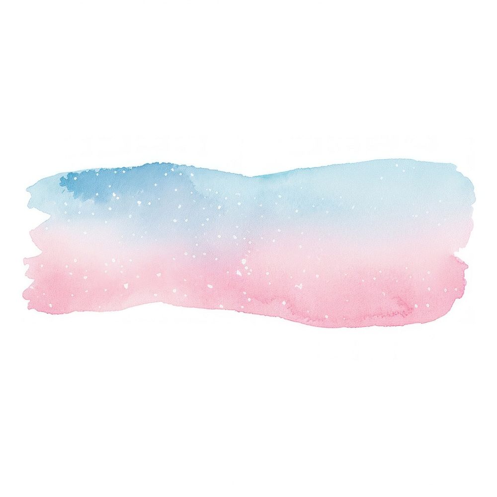 Soft blue and pink glitter stains backgrounds paint white background. AI generated Image by rawpixel.