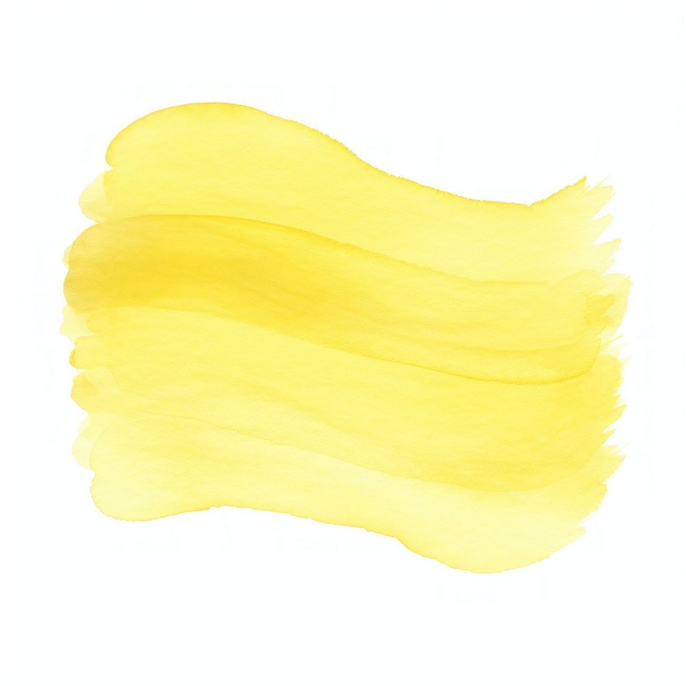 Yellow wave brush backgrounds paint petal. AI generated Image by rawpixel.