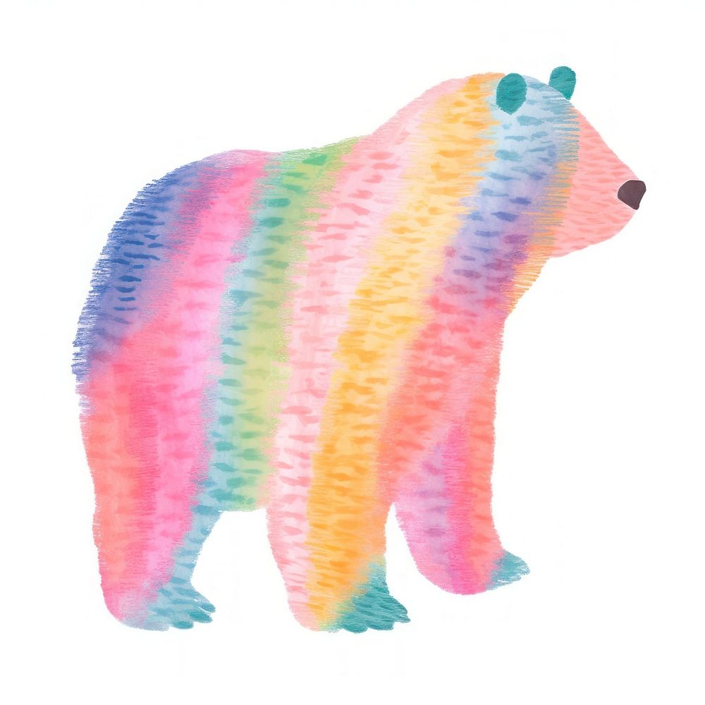 Bear mammal animal art. AI generated Image by rawpixel.