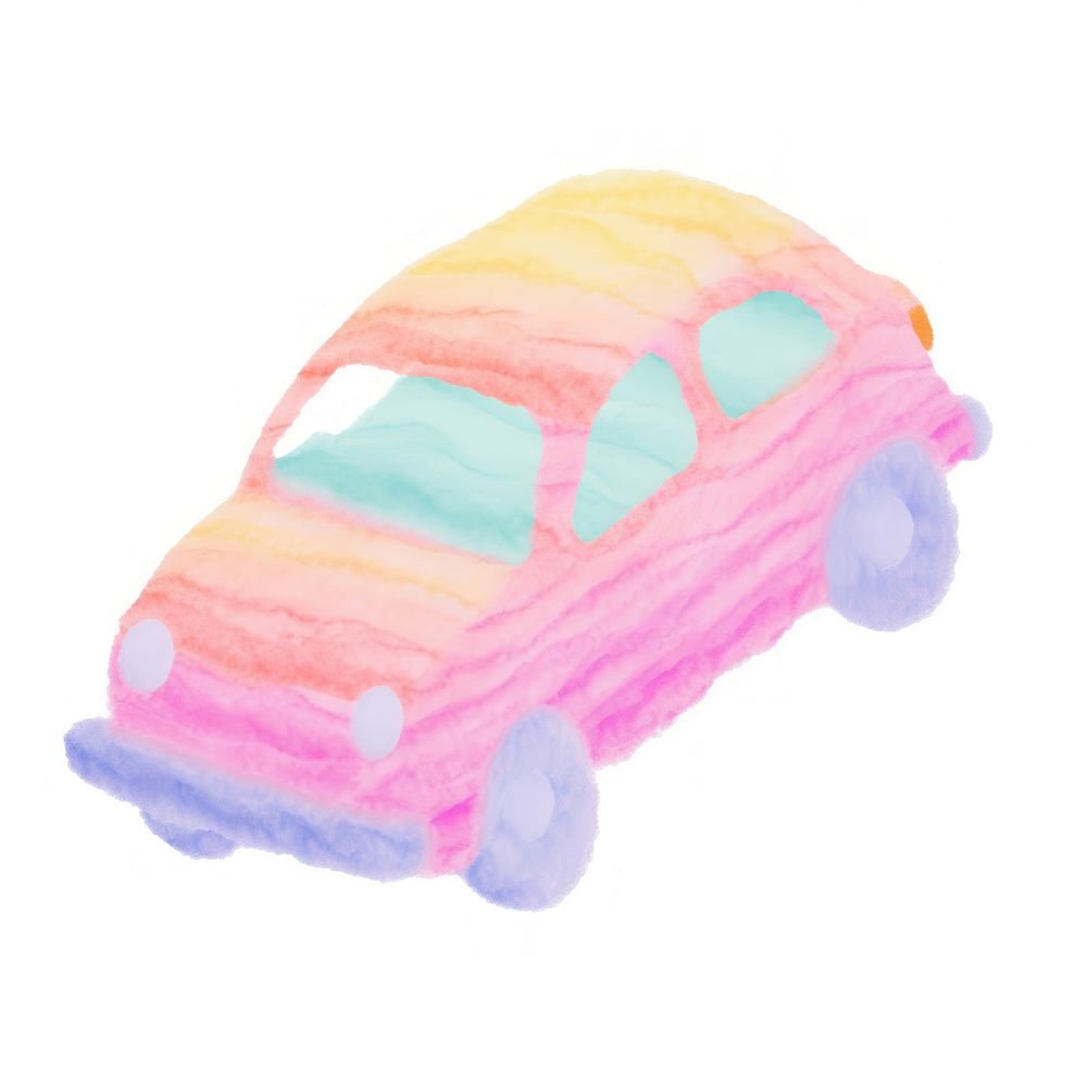 Car toy white background creativity. AI generated Image by rawpixel.
