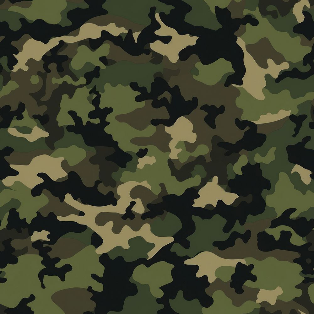 Woodland camouflage pattern backgrounds military textile. AI generated Image by rawpixel.