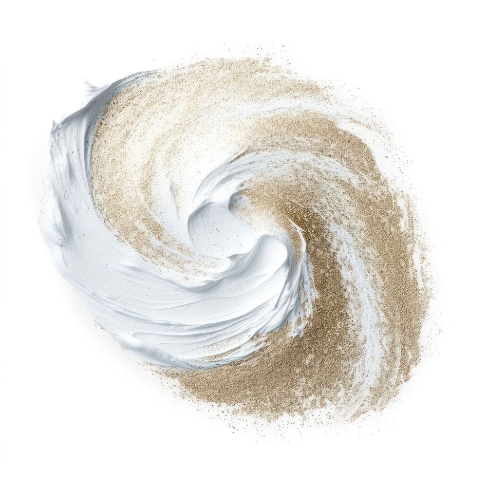 Glitter texture white brushstroke powder cream white background. AI generated Image by rawpixel.