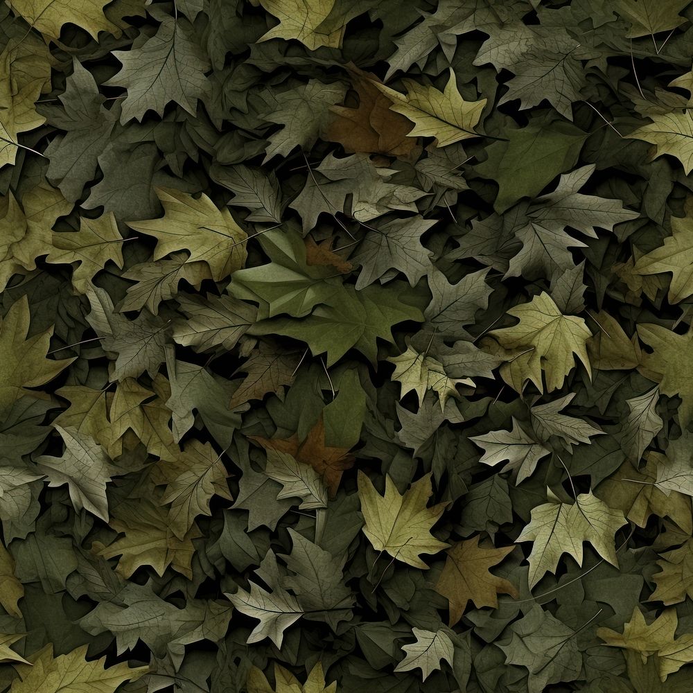 Real leaf camouflage pattern backgrounds plant abundance. AI generated Image by rawpixel.