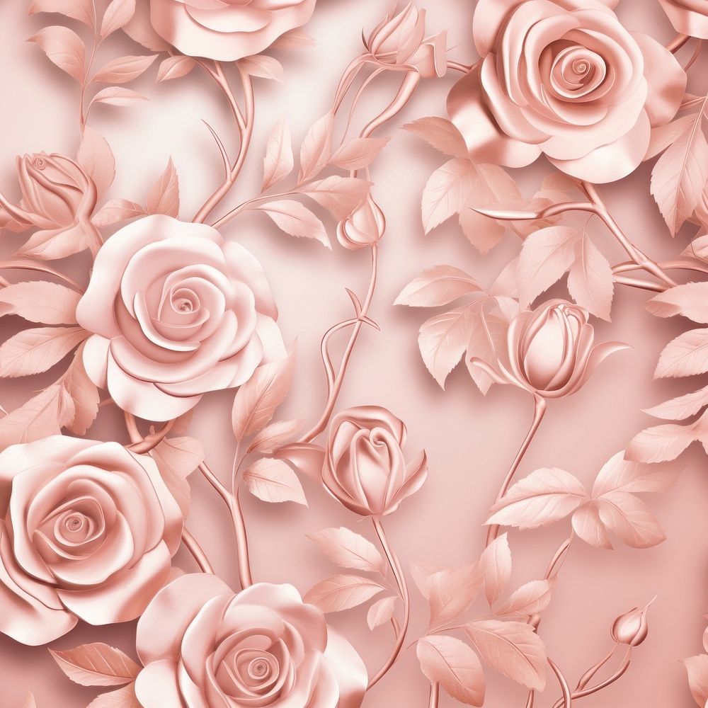 Background rose backgrounds pattern. AI generated Image by rawpixel.