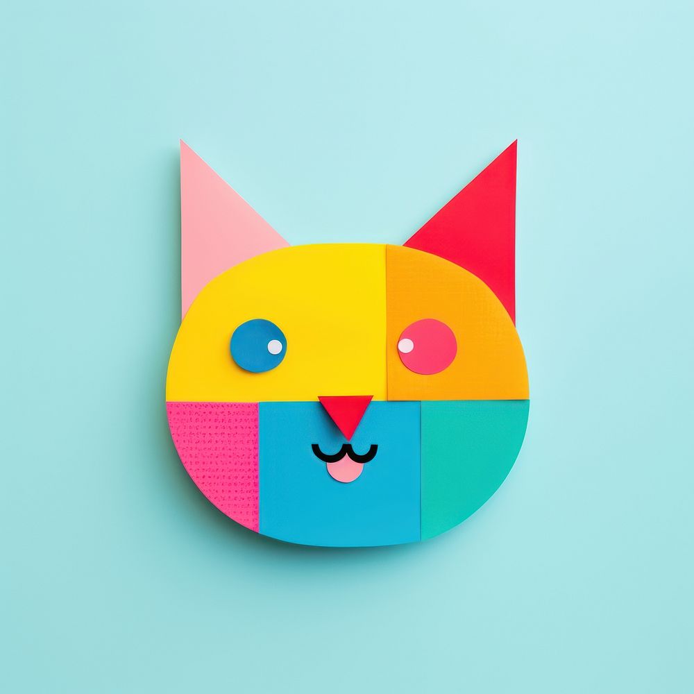 Speech bubble with cat art mammal animal. AI generated Image by rawpixel.