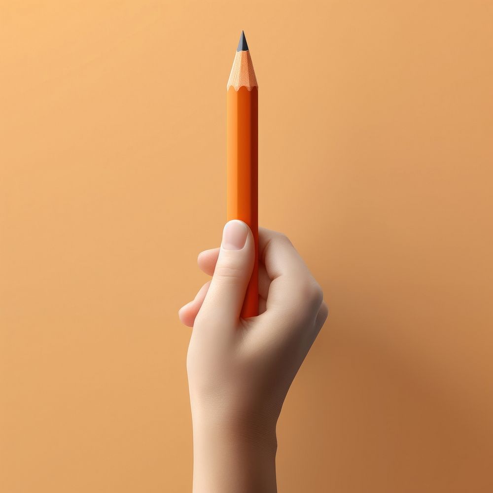 Hand holding pencil creativity writing eraser. AI generated Image by rawpixel.