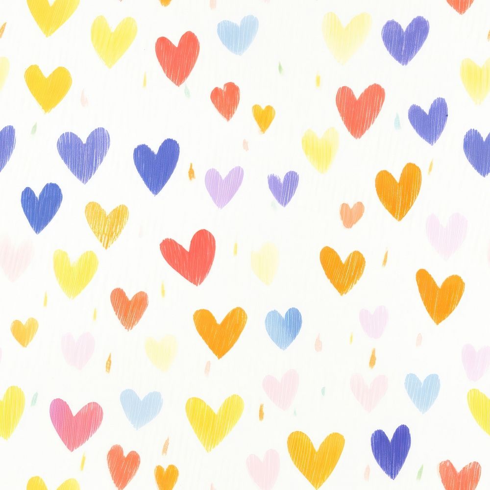 Rainbow heart pattern backgrounds creativity abstract. AI generated Image by rawpixel.