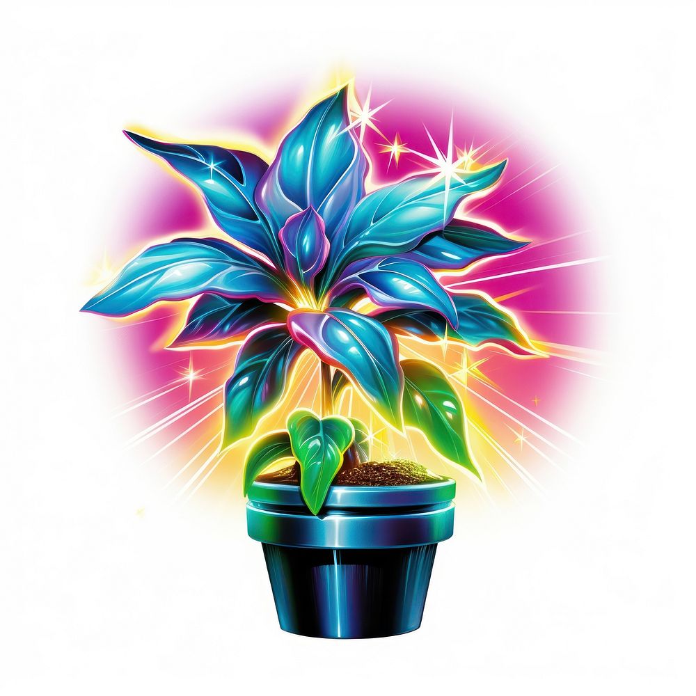 Potted plant purple leaf vase. AI generated Image by rawpixel.