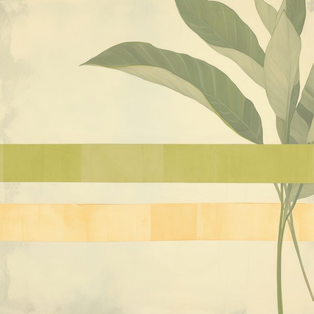 Tropical leaves plant leaf wall. AI generated Image by rawpixel.