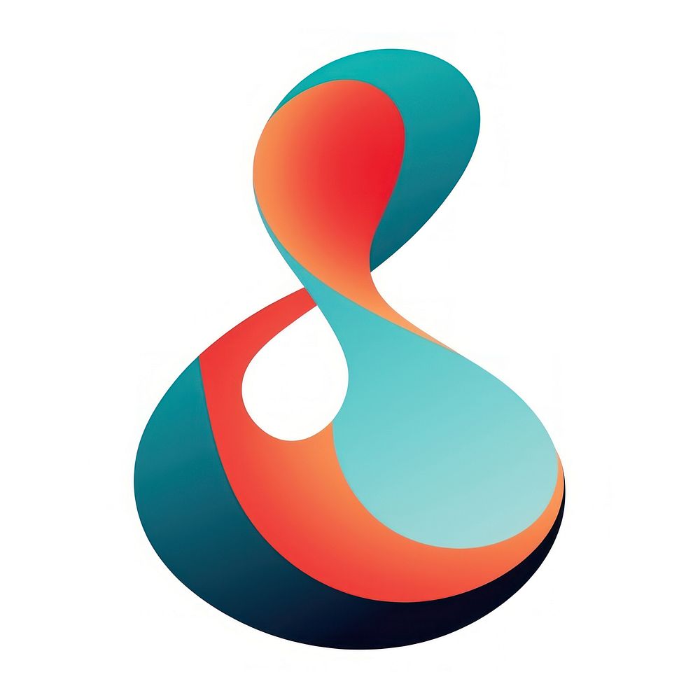 Abstract shape art creativity ampersand. AI generated Image by rawpixel.