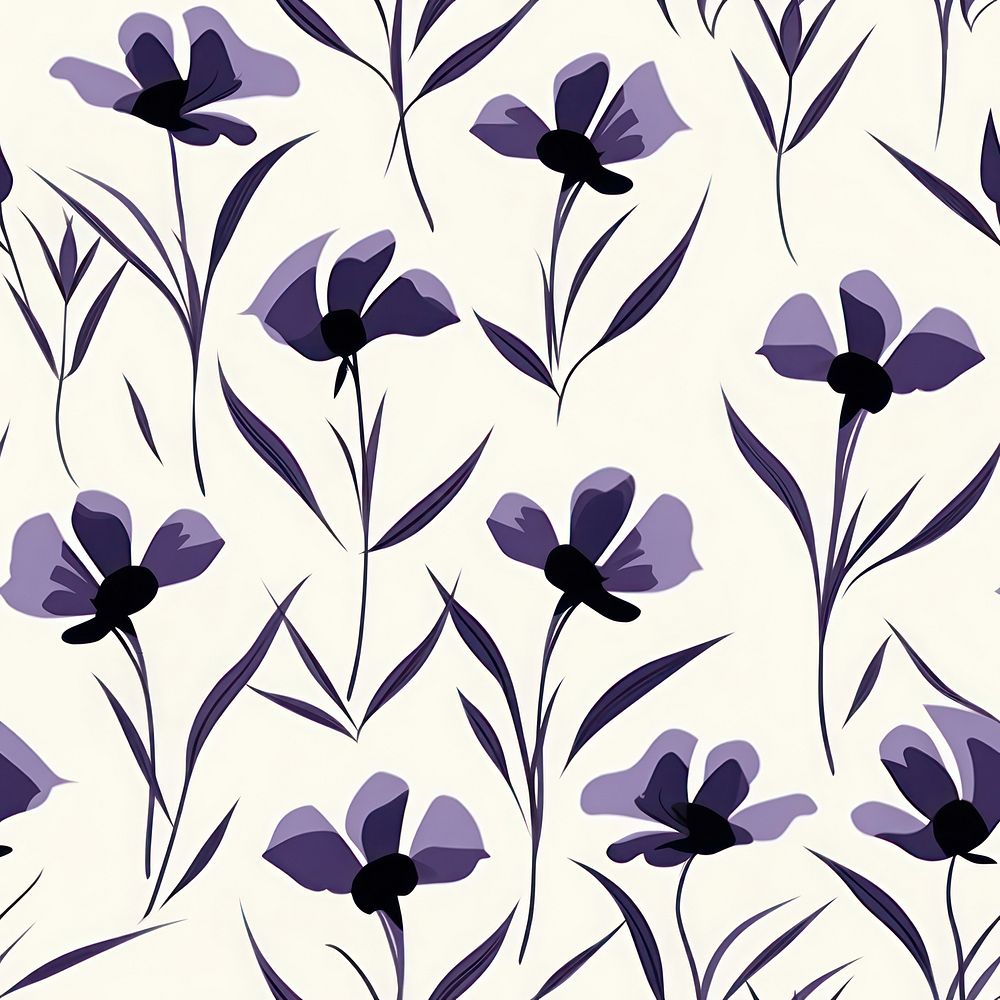 Iris pattern backgrounds flower. AI generated Image by rawpixel.
