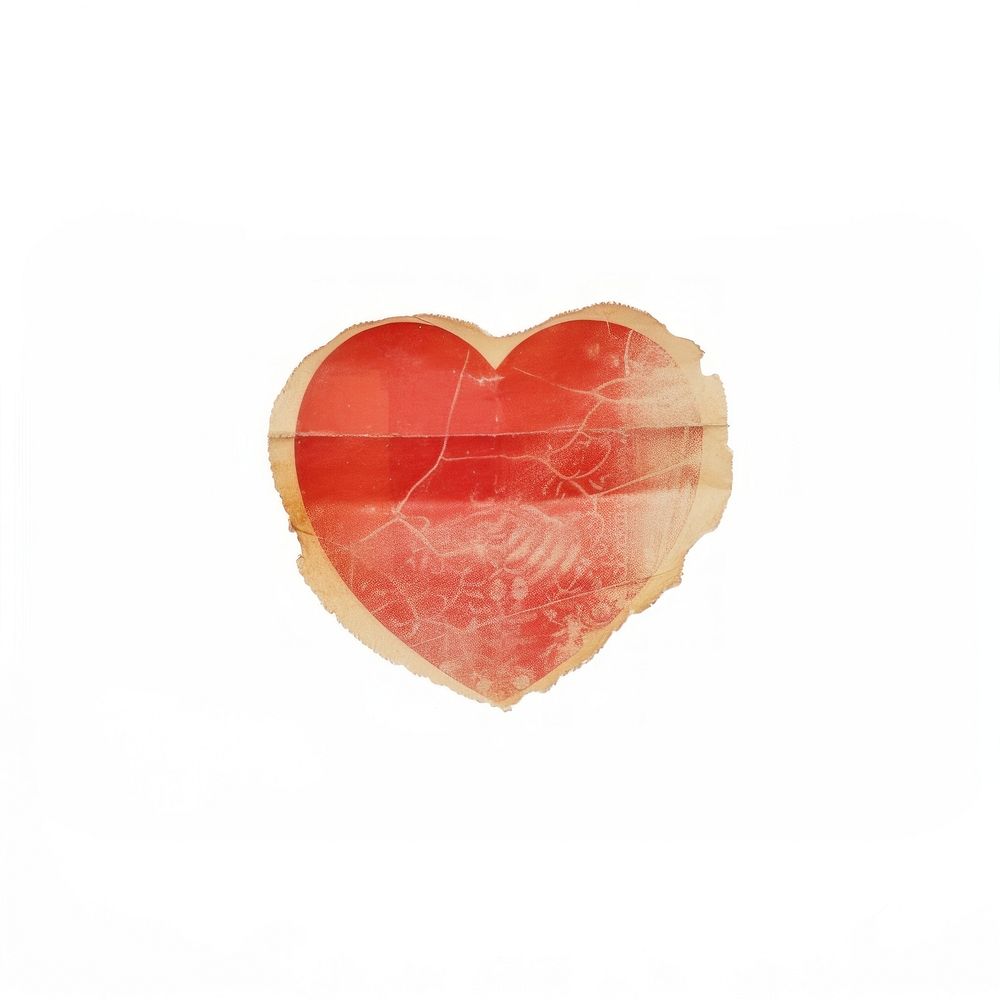 Heart vintage white background accessories rectangle. AI generated Image by rawpixel.