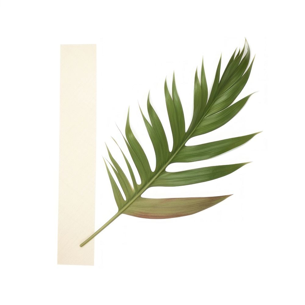 Minimal adhesive tape is stuck on the Tropical leaves plant leaf art. AI generated Image by rawpixel.