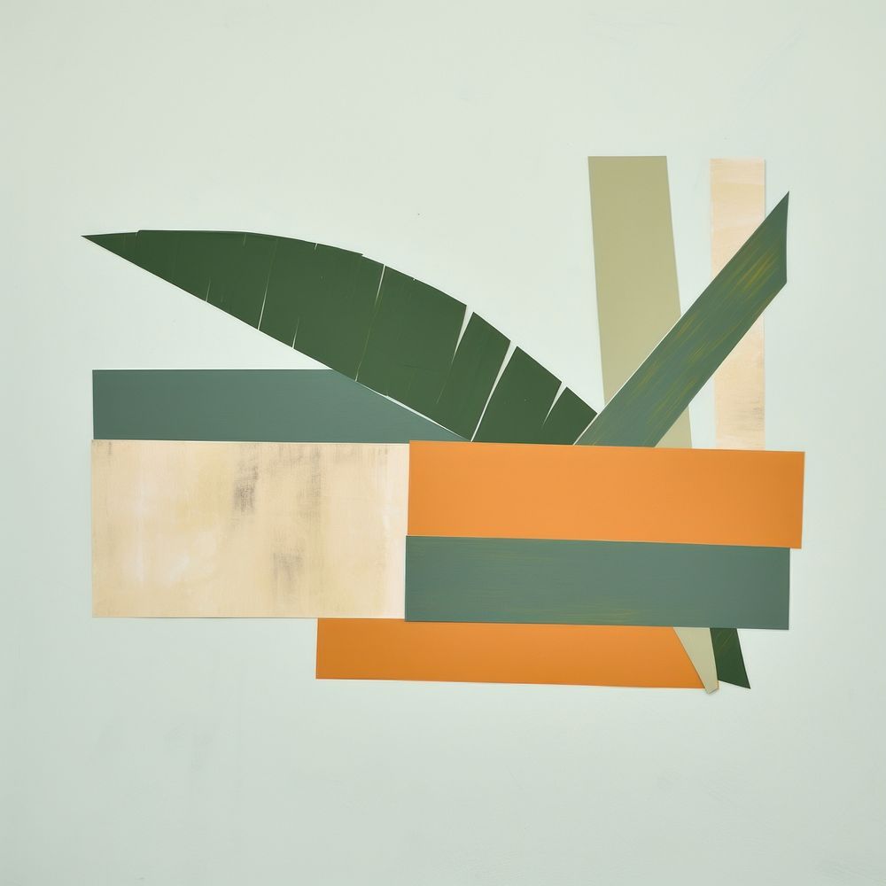 Tropical leaves painting art creativity. AI generated Image by rawpixel.