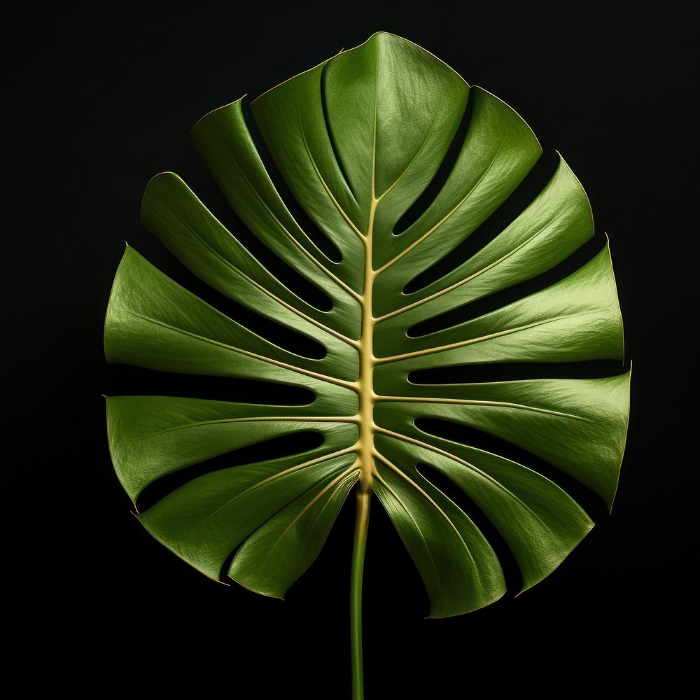 Monstera plant leaf tree. AI generated Image by rawpixel.