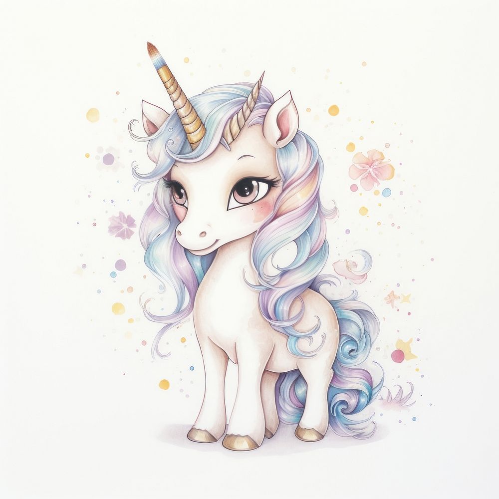 Unicorn drawing sketch book. AI generated Image by rawpixel.