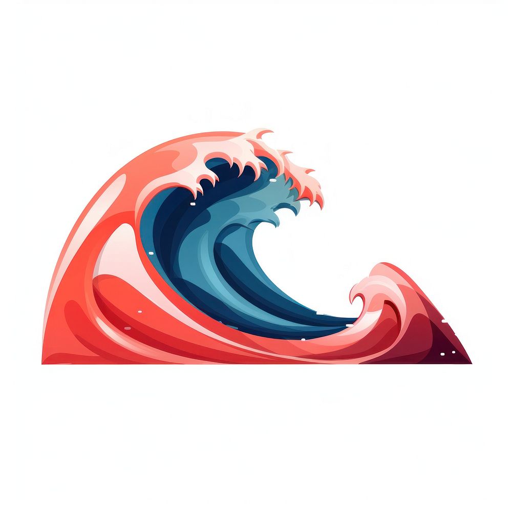 Wave ocean sea boardsport. AI generated Image by rawpixel.