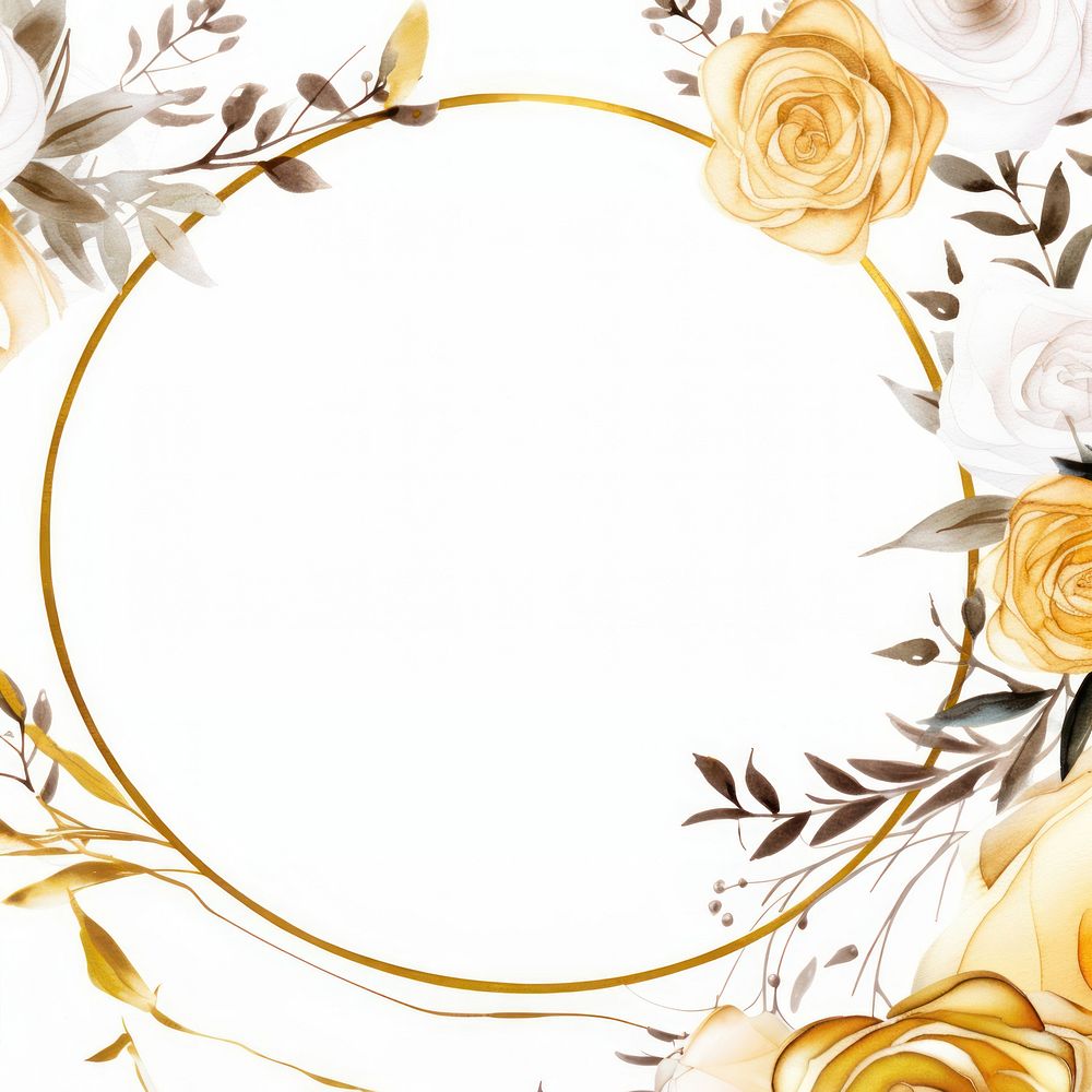 Rose frame border backgrounds pattern wedding. AI generated Image by rawpixel.