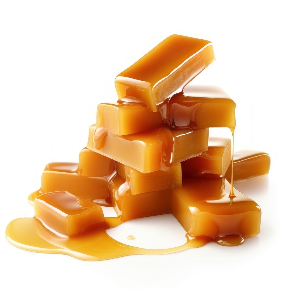 Caramel candy dessert caramel food. AI generated Image by rawpixel.