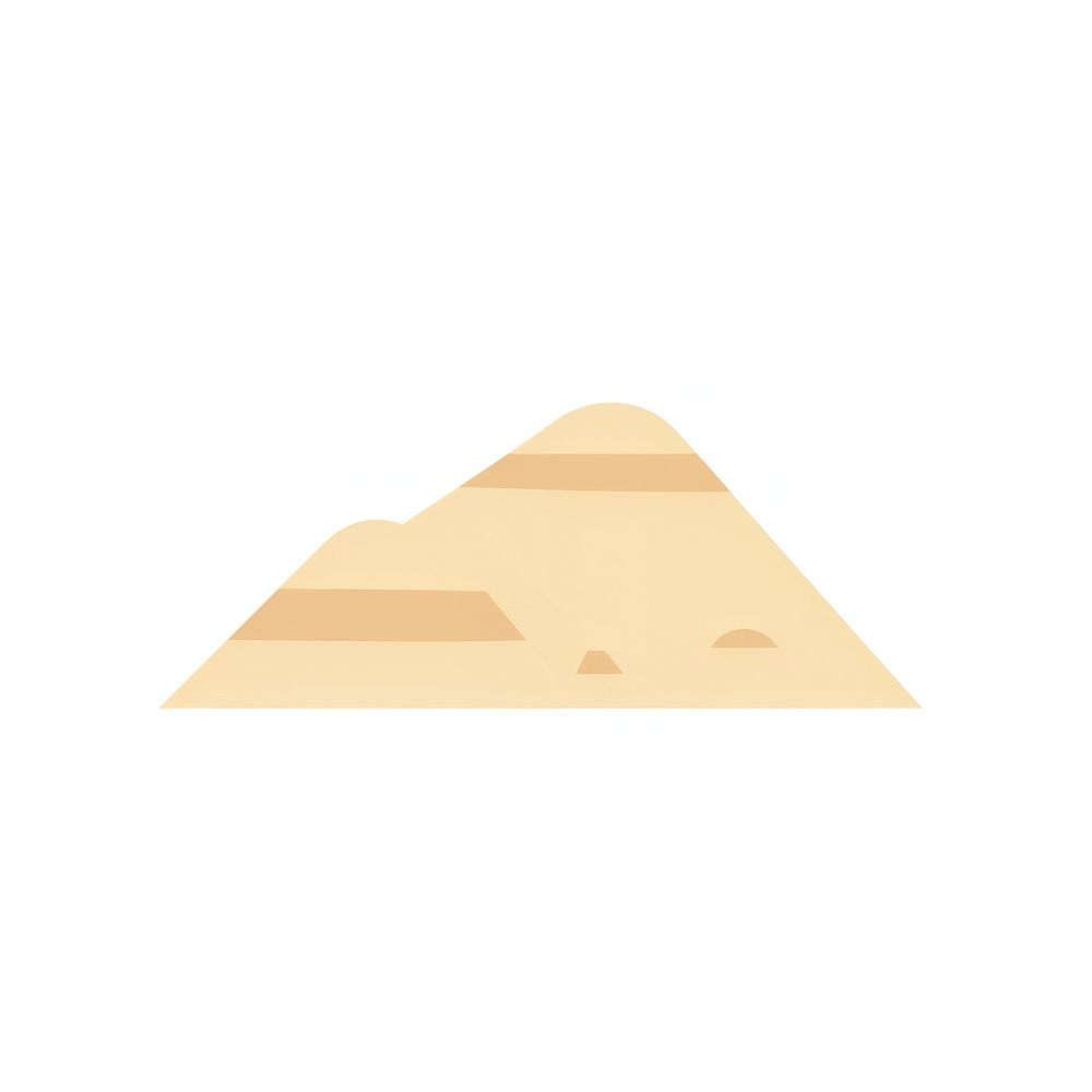Desert pyramid architecture triangle. AI generated Image by rawpixel.