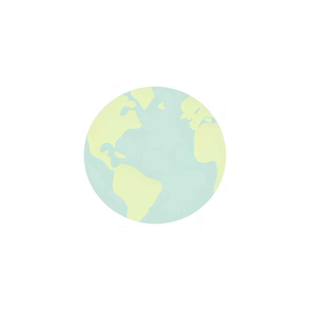 Earth sphere planet globe. AI generated Image by rawpixel.