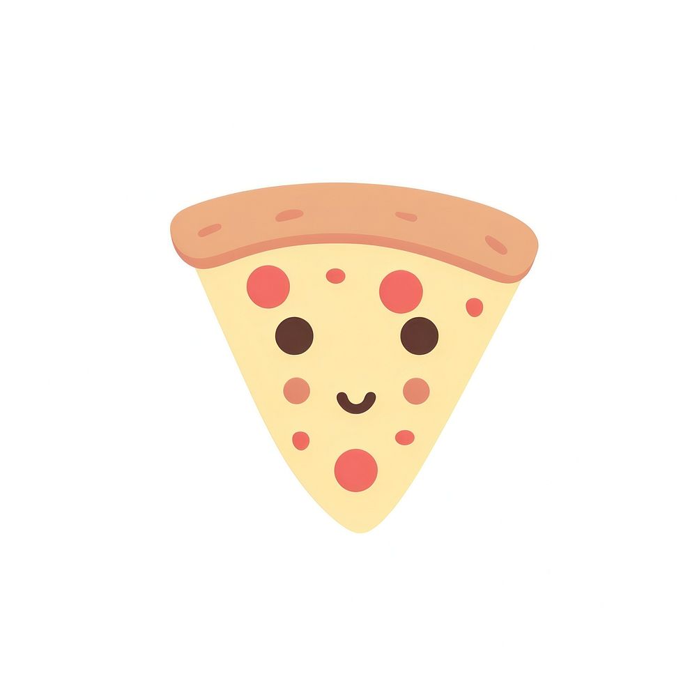 Pizza anthropomorphic plectrum cartoon. AI generated Image by rawpixel.