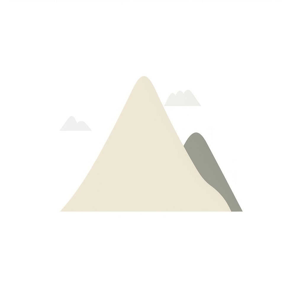 Mountain nature triangle outdoors. AI generated Image by rawpixel.