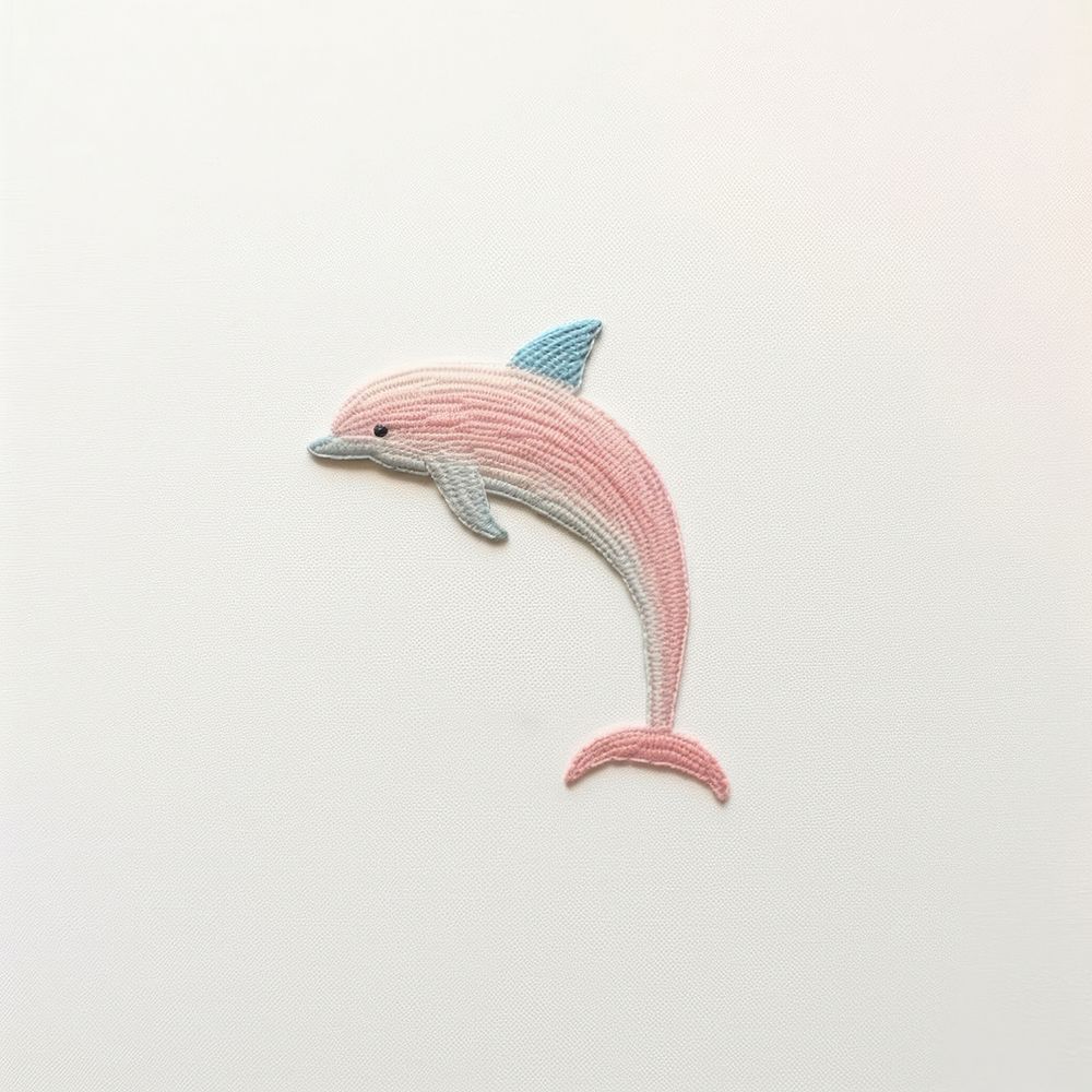 Little dophin swimming animal mammal creativity. AI generated Image by rawpixel.