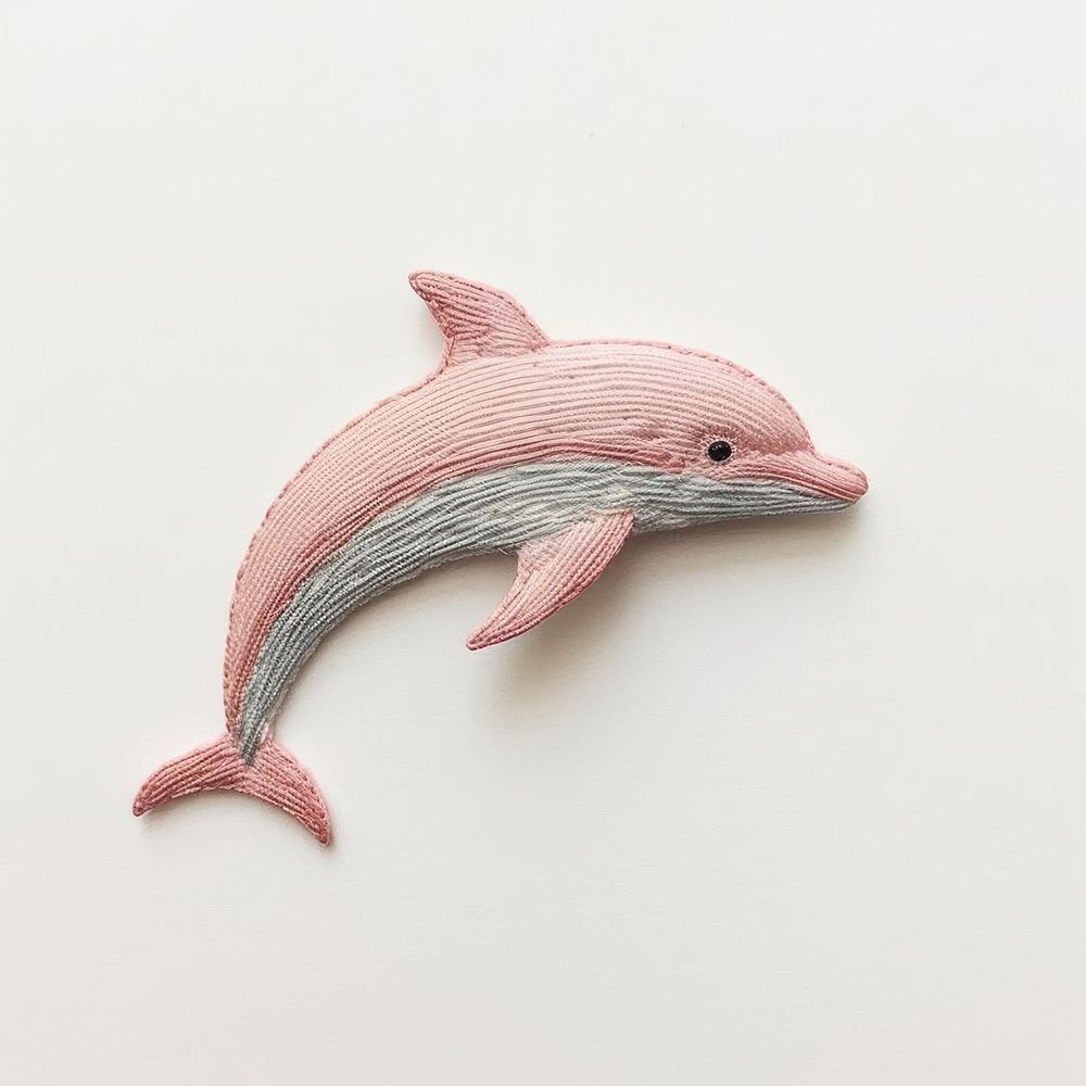 Little dophin swimming dolphin animal mammal. AI generated Image by rawpixel.
