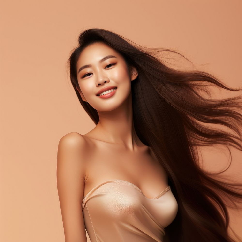 Young asian woman portrait adult photography. AI generated Image by rawpixel.