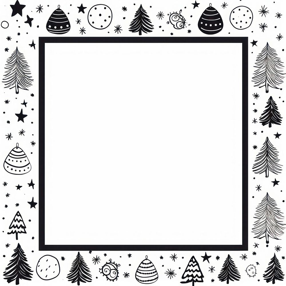 Christmas backgrounds paper frame. AI generated Image by rawpixel.