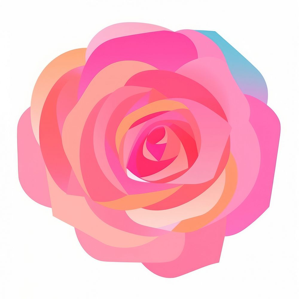 Rose abstract flower petal. AI generated Image by rawpixel.