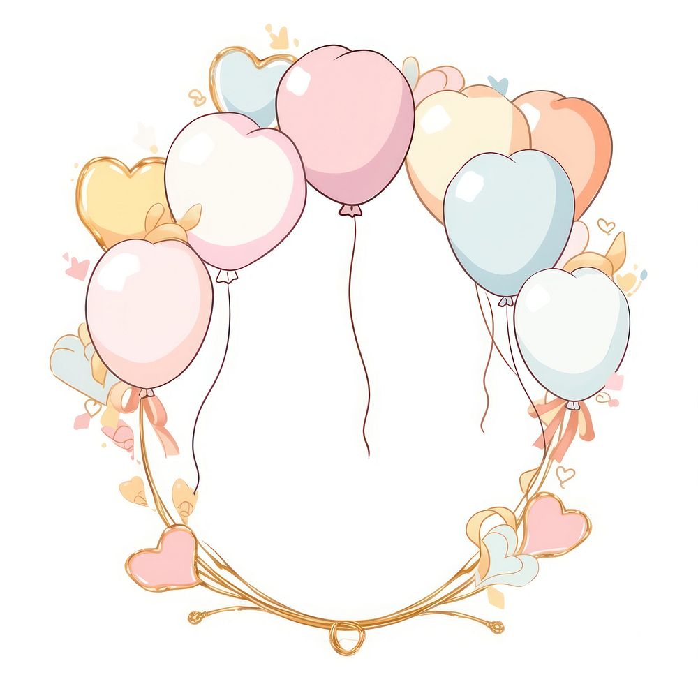 Balloon celebration anniversary creativity. AI generated Image by rawpixel.