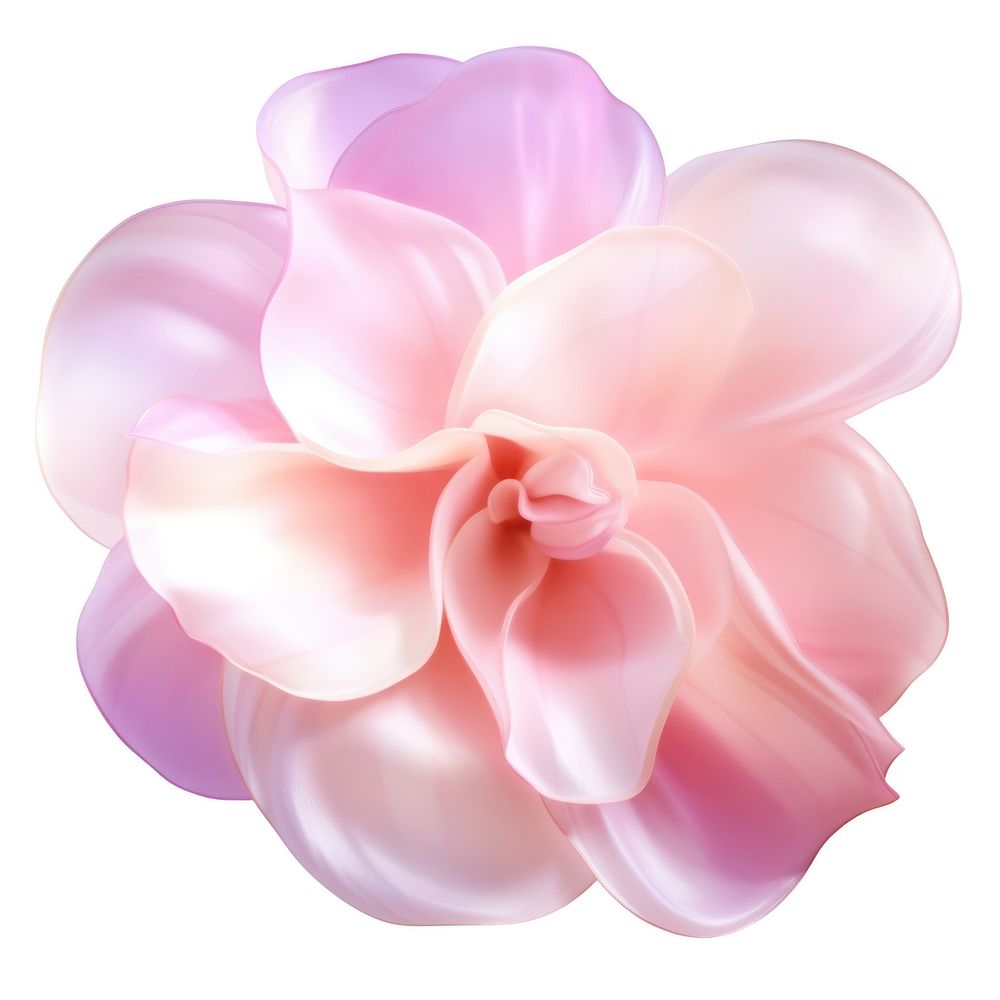Flower petal plant white background. AI generated Image by rawpixel.
