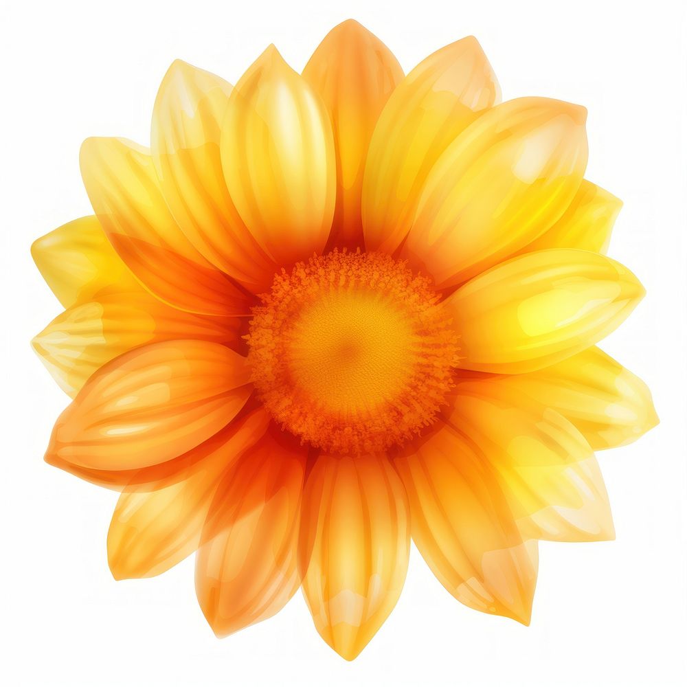 Sunflower dahlia petal plant. AI generated Image by rawpixel.