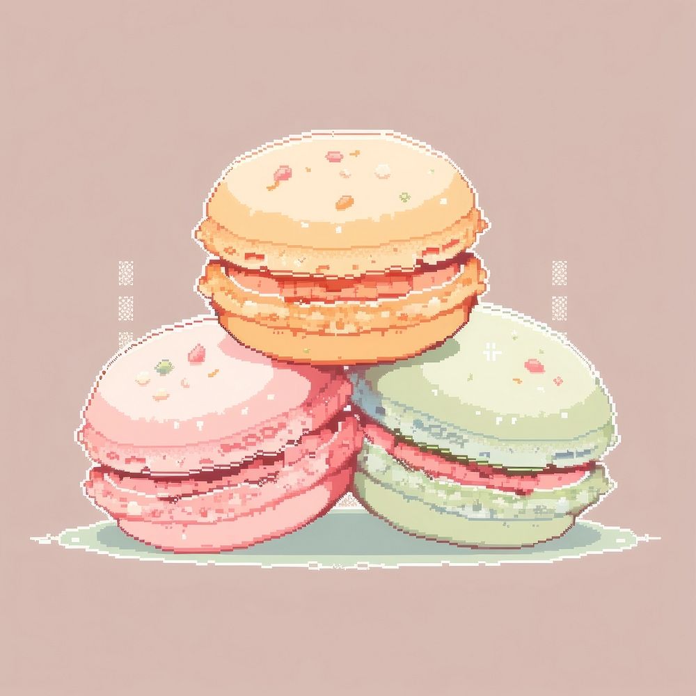 Macaron macarons dessert food. AI generated Image by rawpixel.