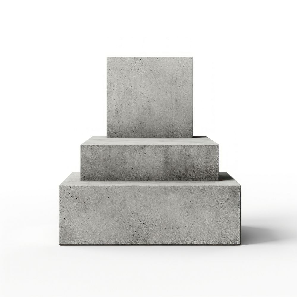A podium concrete white background architecture. AI generated Image by rawpixel.