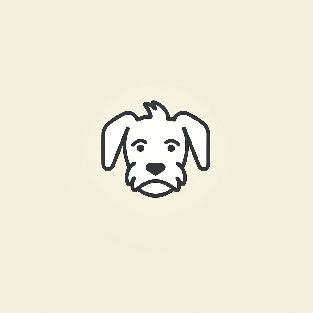 Dog logo anthropomorphic representation. AI generated Image by rawpixel.