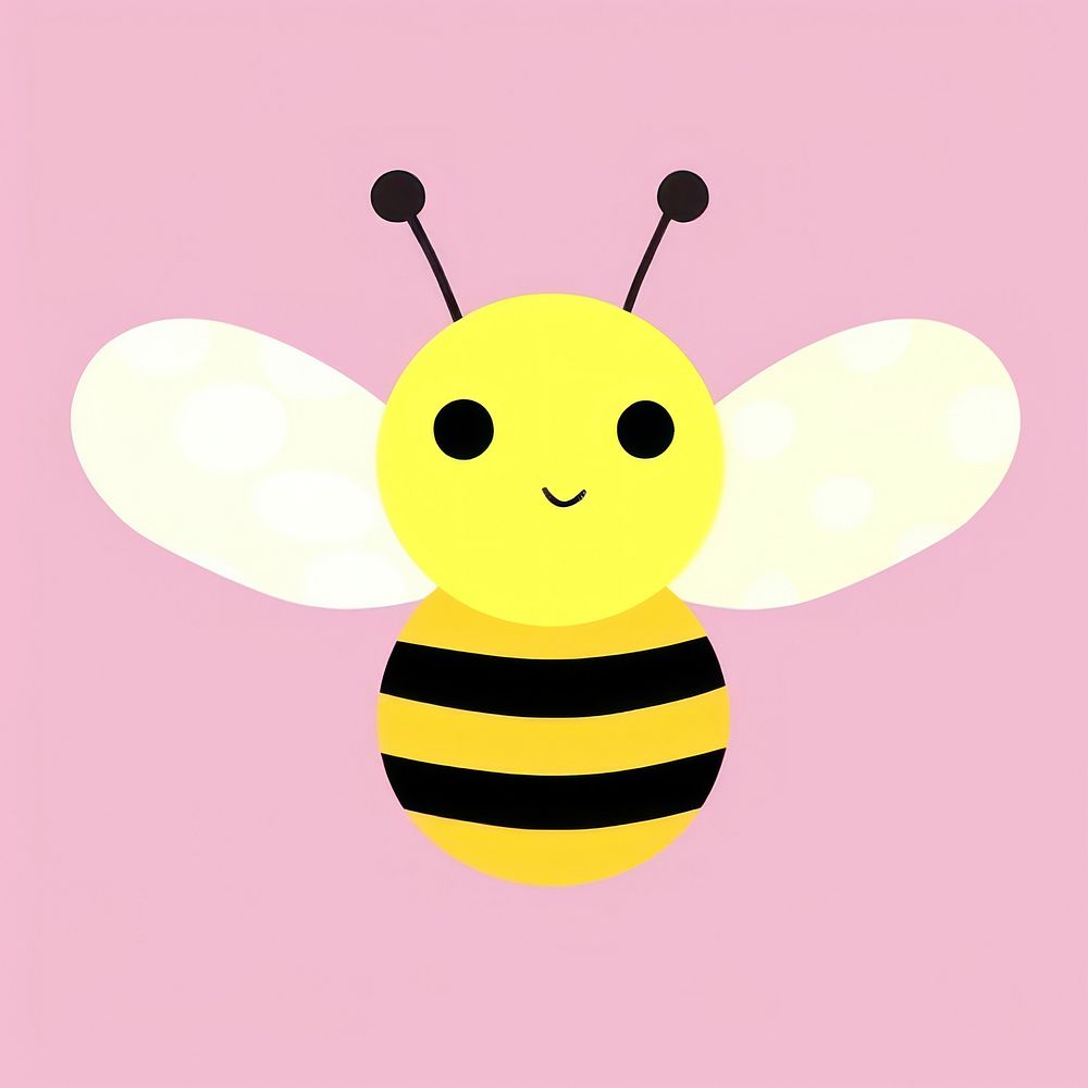 Abstract of bee animal insect nature. AI generated Image by rawpixel.
