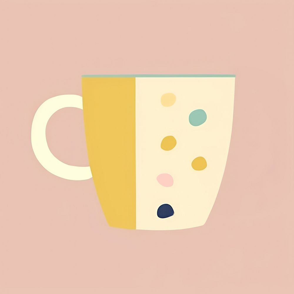 Abstract coffe cup coffee drink mug. AI generated Image by rawpixel.