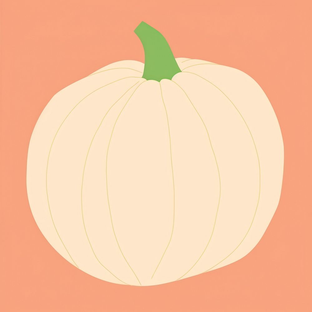 Abstract Pumpkin pumpkin vegetable plant. AI generated Image by rawpixel.
