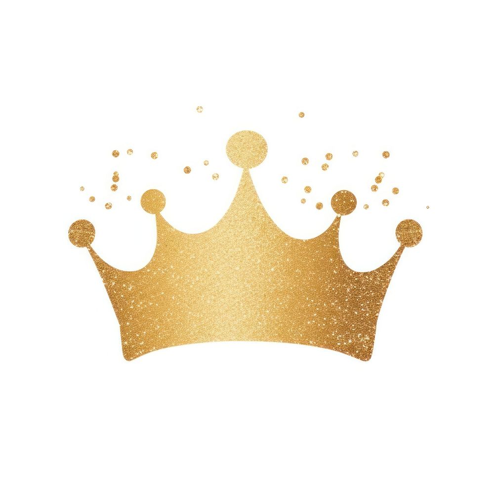 Crown icon gold white background celebration. AI generated Image by rawpixel.