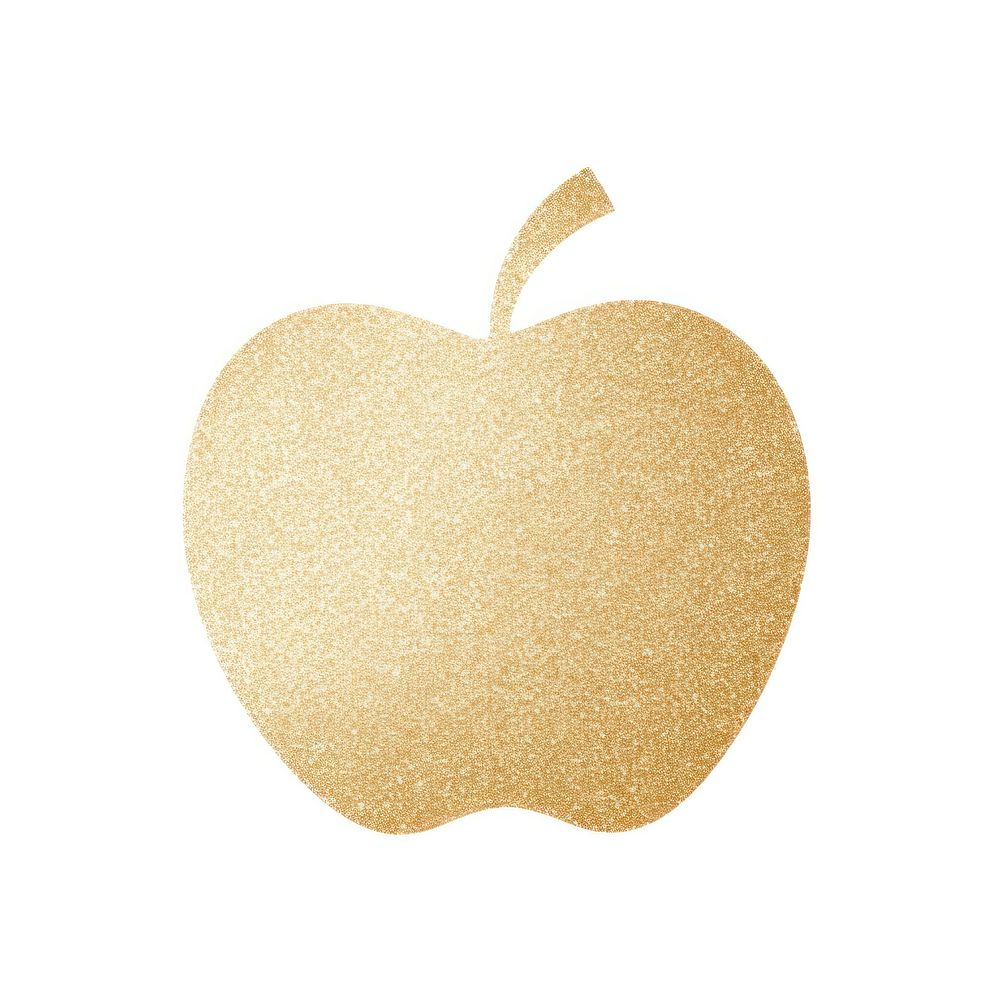 Apple icon plant gold food. AI generated Image by rawpixel.